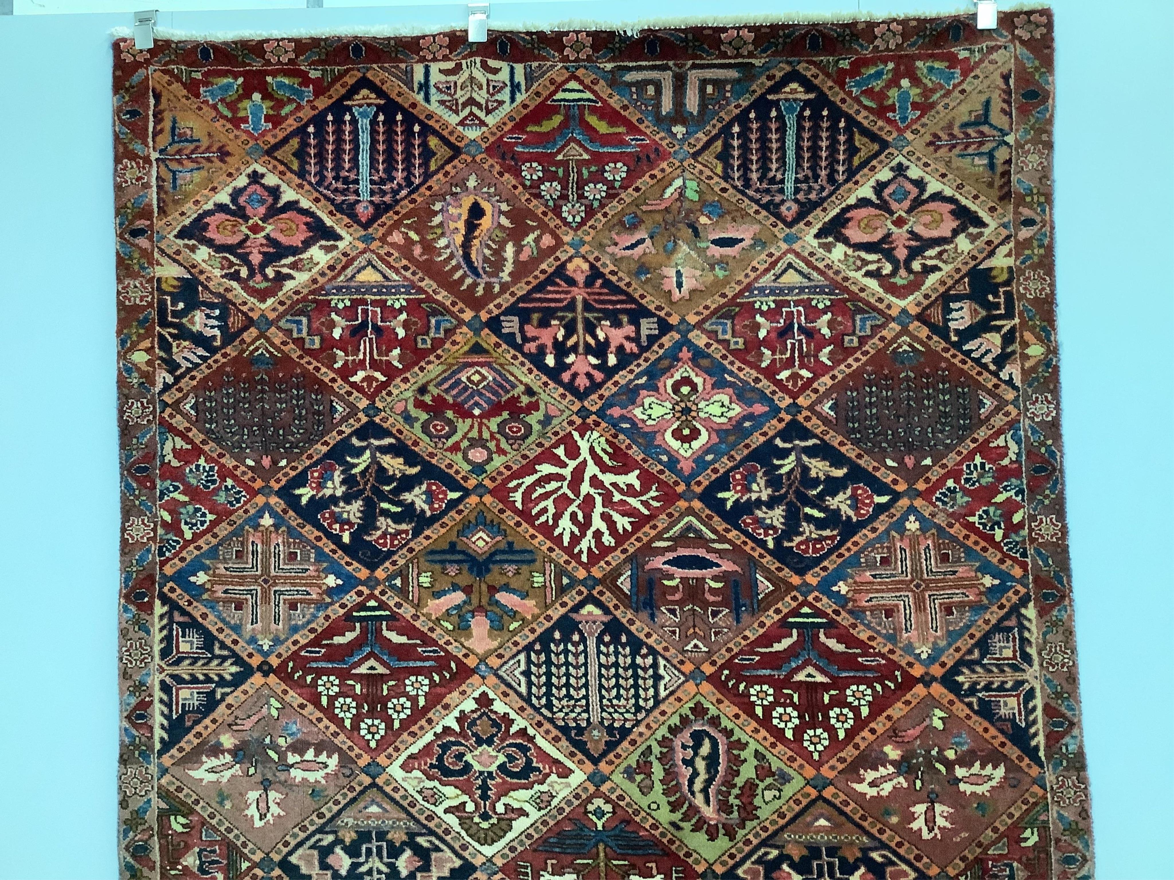 A Baktiari style carpet, 266 x 164cm. Condition - fair